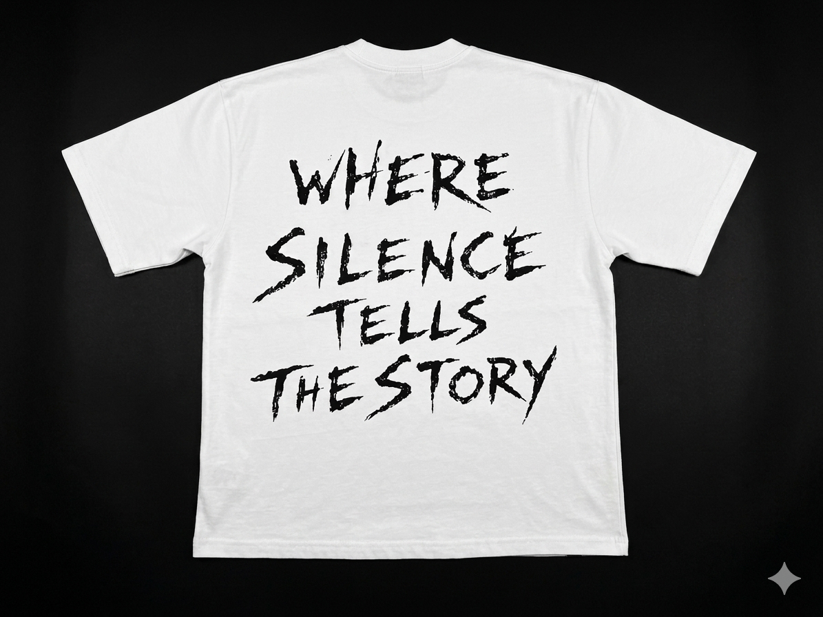 Silent stories tee shirt