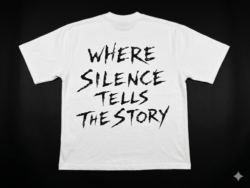 Silent stories tee shirt